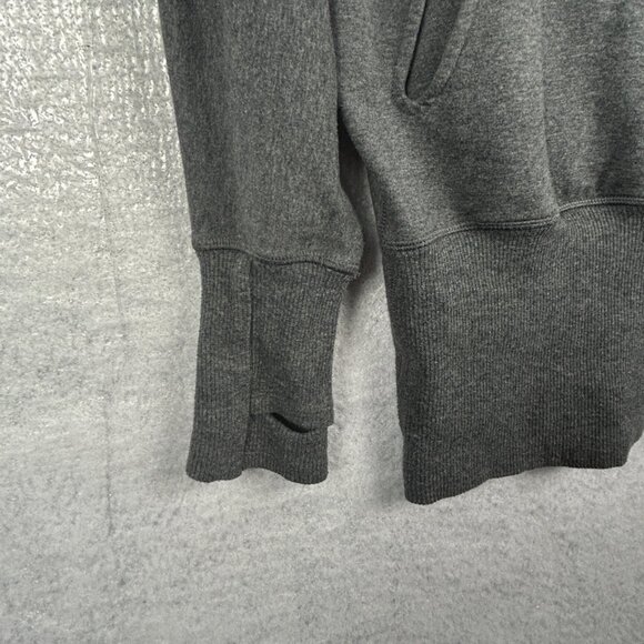 Lululemon Flashback Pullover Women 4 Hoodie‎ Grey Dolman Oversized Sweatshirt - Picture 7 of 13